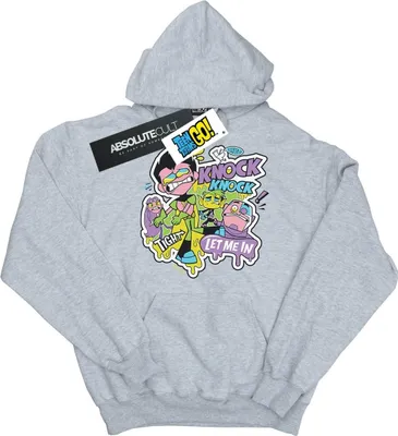 Produktbild von DC Comics - "Teen Titans Go Knock Knock" Kapuzenpullover für Jungen BI13279 (128) (Grau)