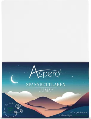 Produktbild von Aspero Kinderspannbettlaken aus Baumwolle