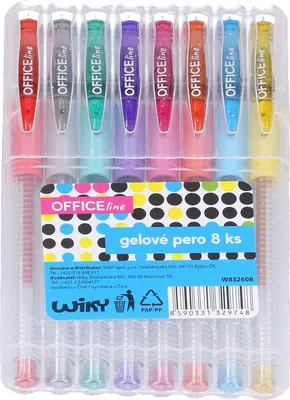 Produktbild von Gelstift-Set, 8 Stück