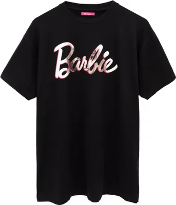 Obrázek produktu pro Barbie - dámské tričko NS6785 (L) (černá/růžová)
