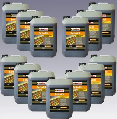 Produktbild von Isolbau Schalöl Professional - 13x 20 Liter Trennmittel für Formen & Schalungen - Beton-Trennmittel, begrenzt die Haftung von Beton, Mörtel & Kleber