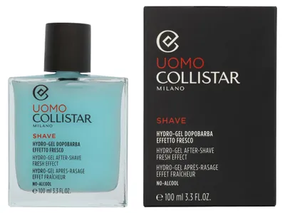 Produktbild von Collistar Uomo Hydro-Gel After-Shave Fresh Effect, After-Shave-Gel, Empflindliche Haut, 100 ml, Anti-Reizung, Anti-Rötung, Auffrischend, Beruhigend, Flasche, AQUA, PROPANEDIOL, ALUMINUM STARCH OCTENYL SUCCINATE, PENTYLENE GLYCOL, 1,2-HEXANEDIOL,...