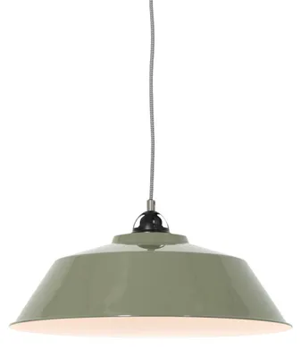 Immagine prodotto di Lampada a sospensione - verde - Nove - plastica metallo - Ø 42cm - E27 - 1318G - Mexlite