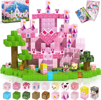 Image de Briques magnétiques,100 pièces de briques magnétiques pour enfants,Jouets magnétiques Jouets magnétiques Enfants,Jouets 3 4 5 6 7 8 9 ans et plus,Blancs