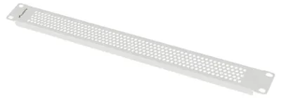 Produktbild von Lanberg Zaslepka do szaf 19 1U perforowana szara, Blindplatte, Stahl, Grau, 230 g