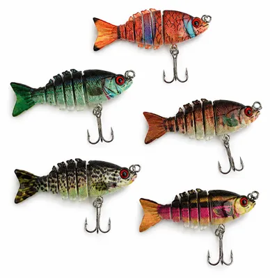Imagen del producto de Fish-Xpro Set de Swimbaits FlexBite - 5 Piezas - 5 cm - 3,3 g