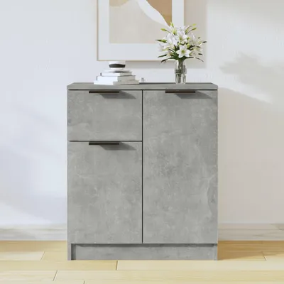 Produktbild von vidaXL Sideboard Betongrau 60x30x70 cm Holzwerkstoff