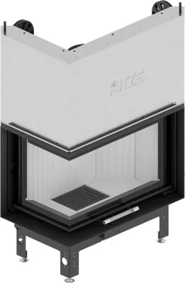 Produktbild von Kaminofen Hitze ALBERO AL14LG.HD 14 kW Kaminofeneinsatz Links Ofen Holzofen Kamin