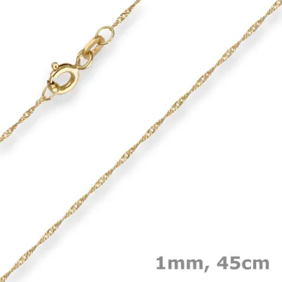 1mm-Singapurkette-aus-750-Gelbgold-45cm