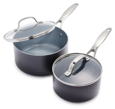 Immagine prodotto di Set di padelle in Vetroceramica antiaderente, diametro 16 e 20 cm