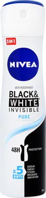 Produktbild von NIVEA Invisible Black&White 48H Pure Antitranspirant 150ml