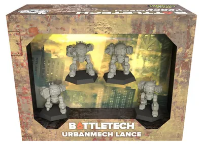 Zdjęcie produktu dla BattleTech UrbanMech Lance - Gra figurkowa - Akcesoria - Edycja ENG