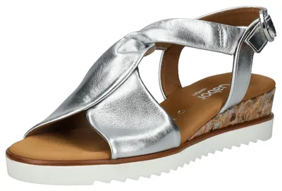 Produktbild von Gabor Damen  Sandalen G-Weite 62.751 Silberfarben