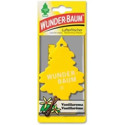 Obrázok produktu pre Wunder-Baum Vanillaroma, Žltá, Auto, Vanilka, 1 kusov