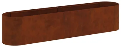 Immagine prodotto di vidaXL Aiuola rialzata da giardino in acciaio resistente alle intemperie 200 x 40 x 40 cm
