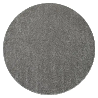 Produktbild von TT Home Wohnzimmer Teppich Kurzflor Unifarbendes Design Modern Und Zeitlos Größe 120 cm Rund