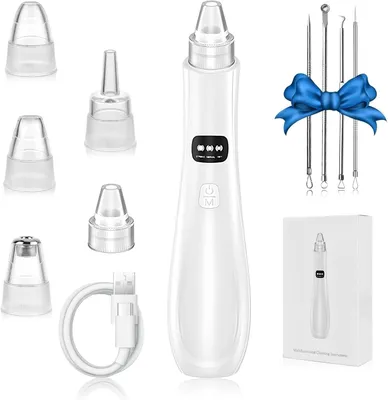 Imagen del producto de Removedor de puntos s, con 3 niveles de succión, para la limpieza facial, limpieza de poros, 1 unidad, para el cuidado de la piel