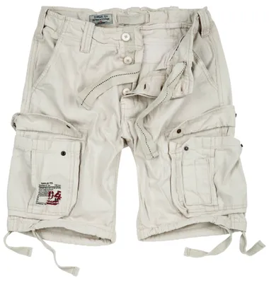 Produktbild von SURPLUS Airborne Vintage Shorts matt weiss Größe L