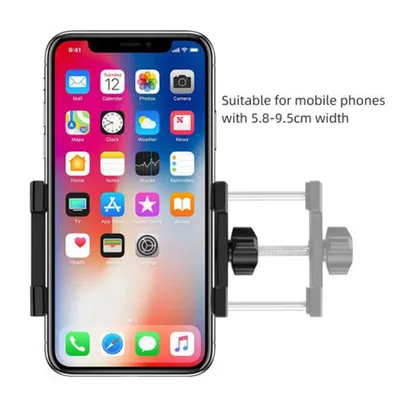Produktbild von Alu Fahrrad Halter Handy Motorrad Halterung e-Bike Smartphone Scooter Mofa