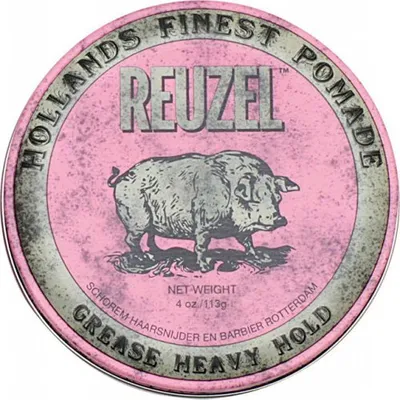 Zdjęcie produktu dla Reuzel Pink Pomade, Wosk do włosów, 35 g, Mężczyźni, Do wszystkich włosów, Blaszana puszka, Modelowanie