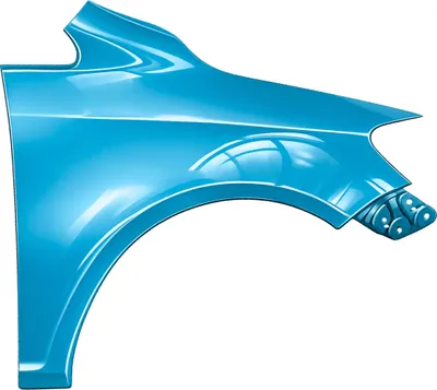 Image de Aile VW Golf PLUS droite LA5S 05-14 Neuve Peinte