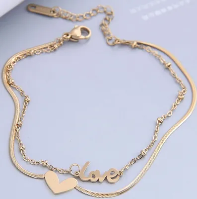 Immagine prodotto di Bracciale alla caviglia LO-20780 - Oro elegante KP20780