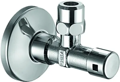 Produktbild von Schell Eckregulierventil chrom, gesicherte Betätigung 1/2" x 3/8"