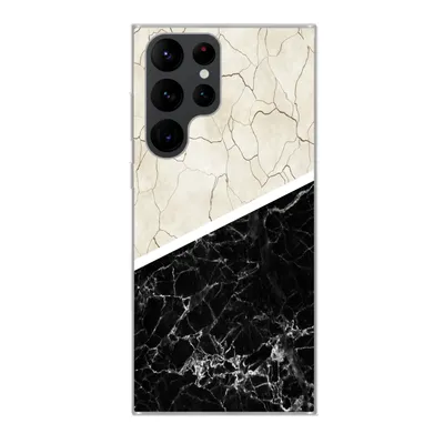 Produktbild von MuchoWow® Handyhülle Schutzhülle Hülle für Samsung Galaxy S22 Ultra Marmor - Muster - Luxus Silikon Softcase Handy Hülle - Abbildung