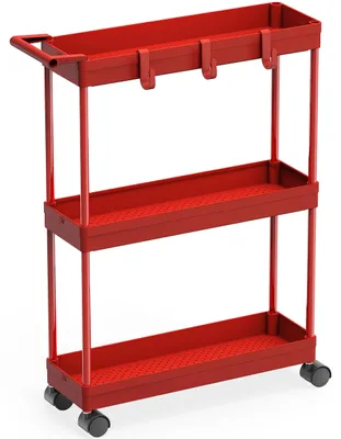 Immagine prodotto di Carrello da cucina SimpleHouseware con 3 ripiani, scaffali stretti/molto stretti con maniglie