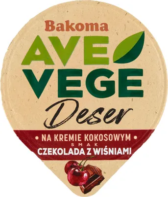 Produktbild von Bakoma Ave Vege deser o smaku kokosowo-śmietankowo-czekoladowo-wiśniowym 150 G