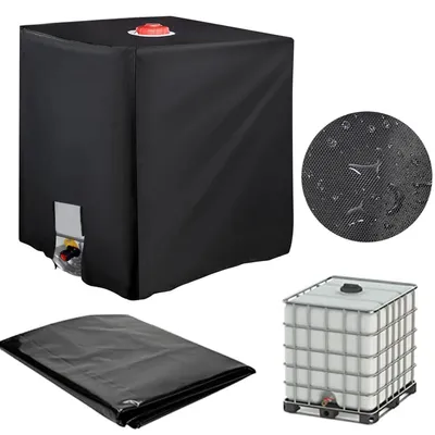 Produktbild von IBC Tank Abdeckung 1000L Oxford Stoff Staubdicht Wasserdicht 120x100x116 cm