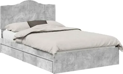 Obrázok produktu pre vidaXL Úložná posteľ betónová sivá 135 x 190 cm materiál na báze dreva