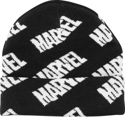 Obrázek produktu pro Čepice Marvel Comics s černobílým opakujícím se logem