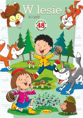 Produktbild von Kolorowanka W Lesie edukacyjna z naklejkami dla dzieci