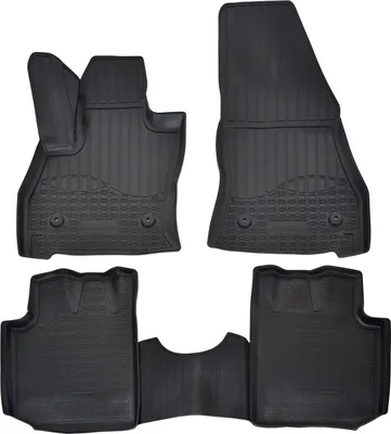 Produktbild von NORM LINERS | 3D Gummimatten Auto Matten Fussmatten Kompatibel mit Fiat 500L ab 2012, Individuelle Passform mit Hohem Rand cca 4-5cm, Allwetter,