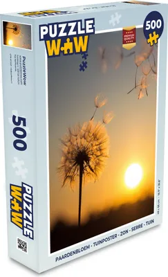 Obrázek produktu pro MuchoWow MuchoWow® Puzzle 500 ks Pampeliška - Slunce - Západ slunce