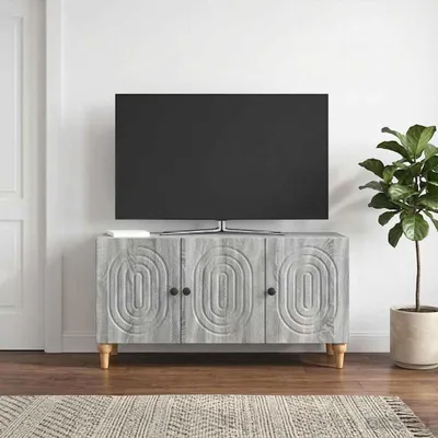 Produktbild von vidaXL TV-Schränk Graues Sonoma 99 x 34,5 x 50 cm Holzwerkstoff