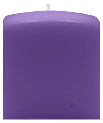Produktbild von Quader Kerzen Lila 8 x Ø 7/7 cm, 4 Stück