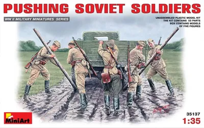 Produktbild von MiniArt Pushing Soviet Soldiers  6465137