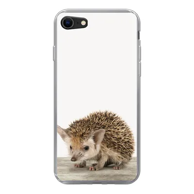 Produktbild von MuchoWow® Handyhülle Schutzhülle Hülle für iPhone 7 Igel - Tiere - Jungen - Mädchen Silikon Softcase Handy Hülle - Kartenhalter