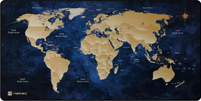 Image de Natec MOUSE PAD WOLRD DEEP BLUE 800X400