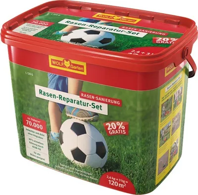 Immagine prodotto di Kit per la riparazione del prato + concime L 120 g