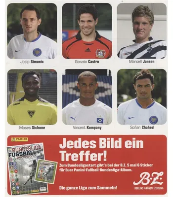 Image de Panini Bundesliga 2006/07 - Autocollants - Feuille promotionnelle n° 4