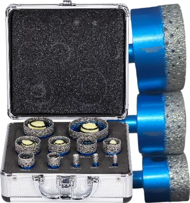 Produktbild von Falon-Tech Diamant-Kronenbohrer-Set HEX 6-65 mm