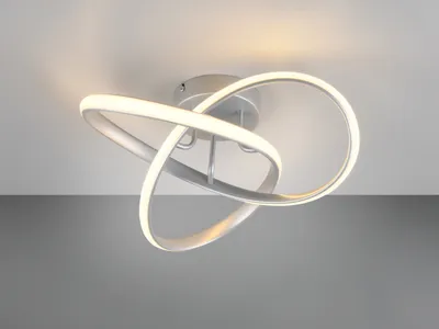 Produktbild von Reality Leuchten Deckenleuchte MEO LED DH 40x15 cm grau Deckenlampe