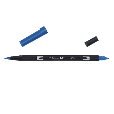 Zdjęcie produktu dla Tombow ABT-555, Drobny, 1 kol., Końcówka długopisu/pędzla, 0,3 mm, Czarny, Okrągły
