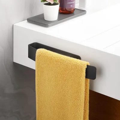 Productafbeelding van Zelfklevende Handdoekhouder zonder Boren van RVS voor Badkamer en Keuken