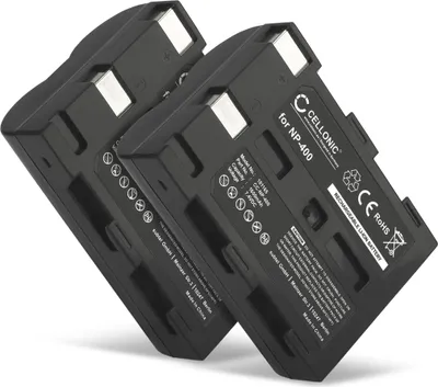 Image de CELLONIC 2x Batterie pour Appareil photo Compatible avec Pentax K10D, K20D, D-LI50 - (1600mAh, 7.4V)
