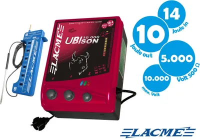 Produktbild von Lacme Weidezaungerät Netzgerät Ubison 10000, 230V, 10,0 J