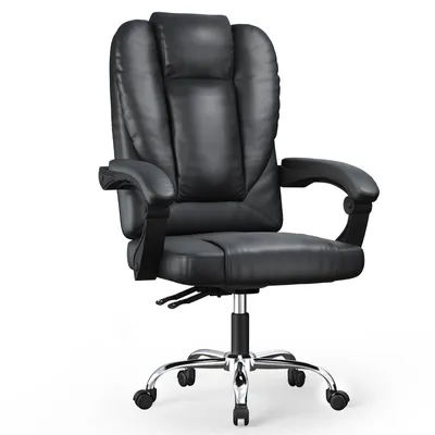 Produktbild von Bürostuhl, Chefsessel Bürostuhl Ergonomischer, Gaming-Stuhl, Chefsessel Drehstuhl, Drehsessel mit verstellbare Lendenkissen, Kopfkissen und Armlehnen